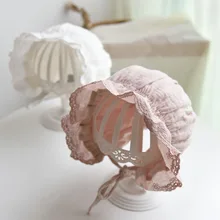 Принцесса; шапка для маленьких детей; кружевные носки принцессы для малышей шапочка для девочек хлопчатобумажная Младенец Малыш новорожденных Подставки для фотографий
