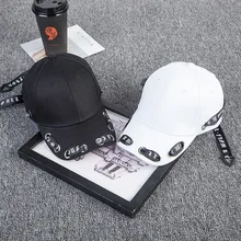 Новая Корейская версия длинного пояса с буквенным принтом бейсболка Мужская и женская мода открытый изогнутый козырек уличная женская шляпа