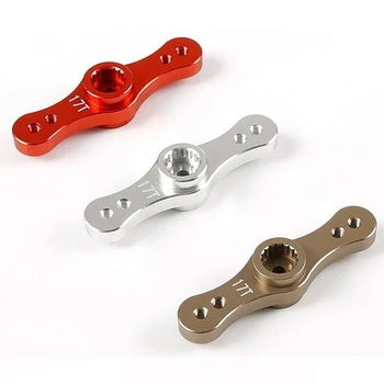 

17T/15T double sided metal servo arm of symmetrical steering for 1/5 rc hpi racing 5B rovan KM remote control toys gasoline car