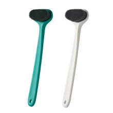 2pcs Bath Brush Soft Long Handle Shower Brush Bath Body Brush Shower Back Scrubber for Men Elderly Children Women