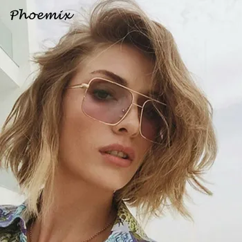 

Phoemix Unisex Square Modis Sunglasses Oculos De Sol feminino 2019 Vintage Luxury Women Men Brand Designer Sun Glasses UV400