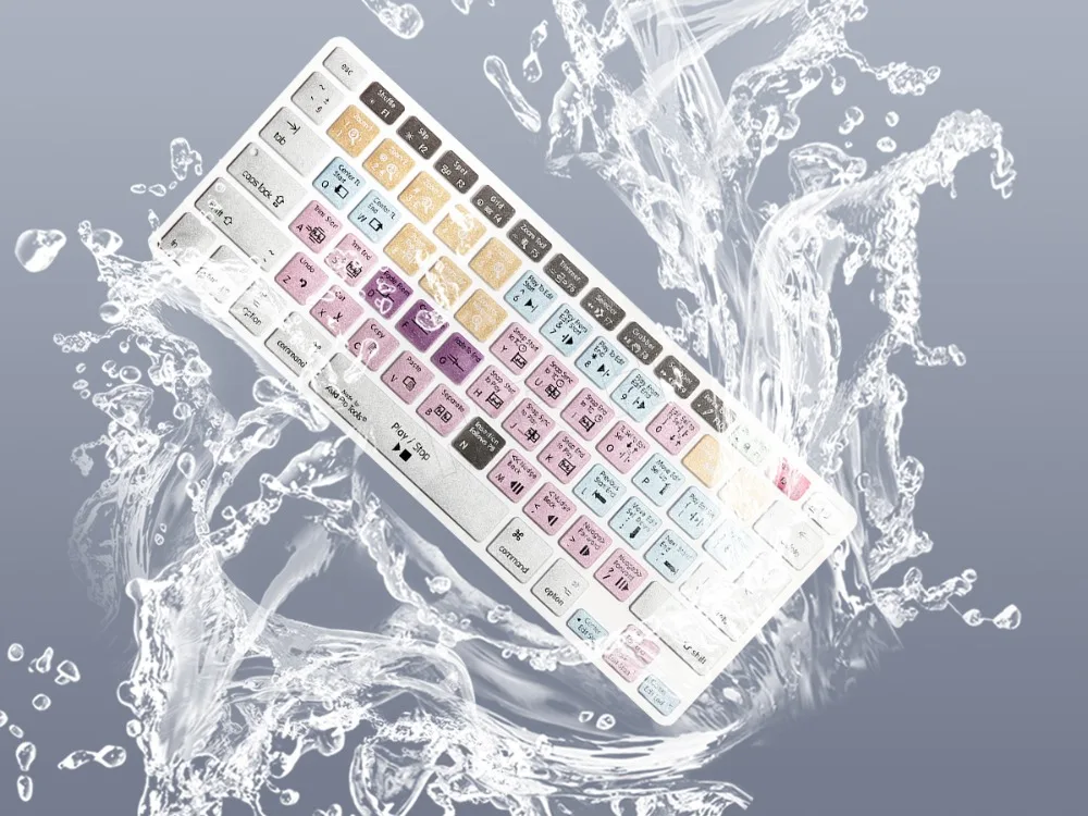 Per Macbook Air Pro Retina 13 "15" 17 "Imac Wireless E Macbook 1Pc Avid Pro Tools Copertura Della Tastiera Di Scelta Rapida Della Copertura Stampata