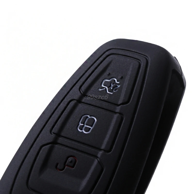 3 кнопки силиконовый чехол для ключей от машины Обложка Ford Focus Mondeo MK3 Kuga Fiesta побег