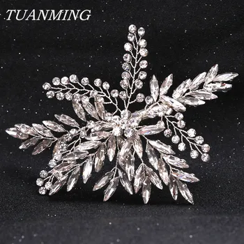 

Silver Rhinestone Hairgripd For Women Bride Wedding Hair Accessorie Bride's Hair Clip Headpieces For Women's Hair For Wedding
