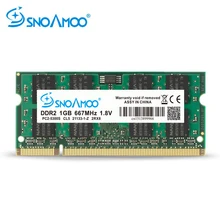 SNOAMOO ноутбук ОЗУ DDR2 1 Гб 2 Гб 667 МГц PC2-5300S 800 МГц PC2-6400S 200 Pin CL5 CL6 1,8 V 2Rx8 SO-DIMM памяти компьютера гарантия