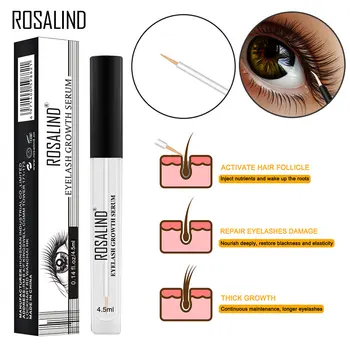 

ROSALIND Eye Lash Lift Enhancer Eyelash Growth Serum Treatment Longer Fuller Eye Care Natural Makeup Lashes Lift Eyelash Serum
