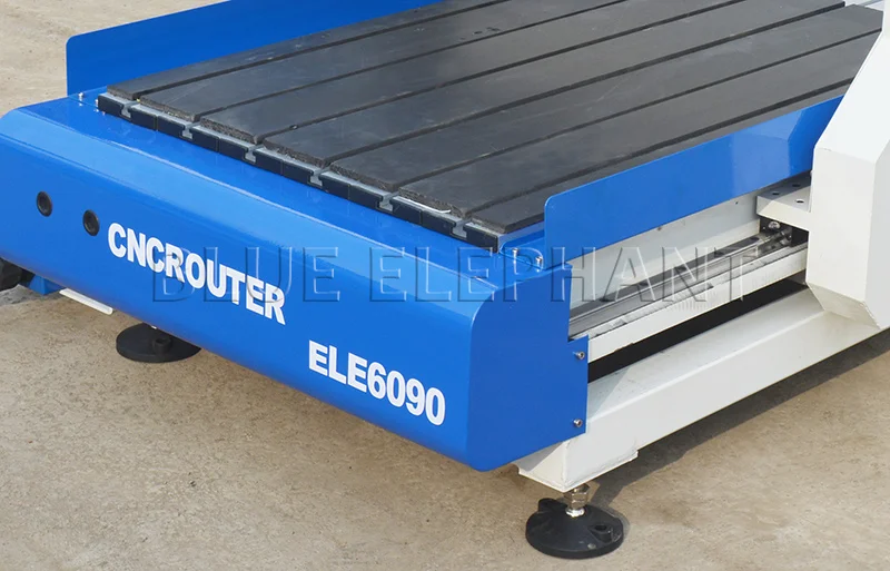 table surface of 6090 advertising cnc router with dsp controller