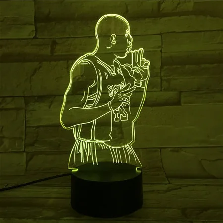 

Figure Usb 3d Led Night Light Touch Sensor 7 Color Changing Table Lamp Bedside Bf Birthday Gift Basketball Player Kobe Bryant