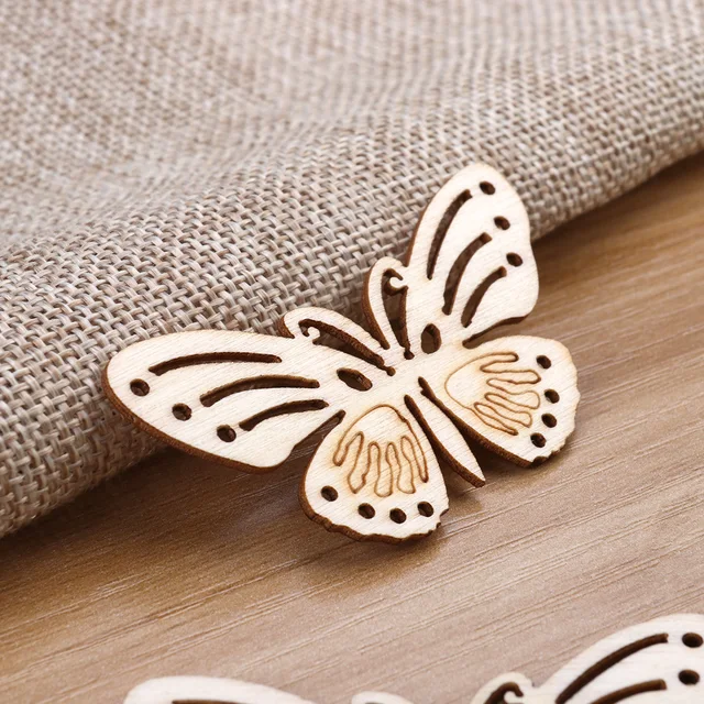 online shop 10pcs wooden cutout ornaments hanging embellishments