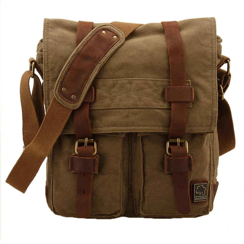 Men's Shoulder Bag Leather IUCN Water