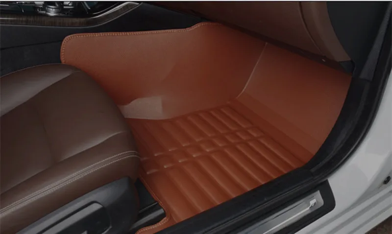 Кожаные автомобильные коврики подходят для Ford EcoSport автомобильный Стайлинг на заказ автомобильный коврик