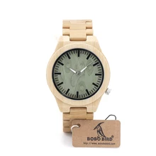 БОБО ПТИЦА Часы G Watch Мужские Деревянные Наручные Часы Дерево Ремень Кварц-Наручные Часы Relogio Masculino D20