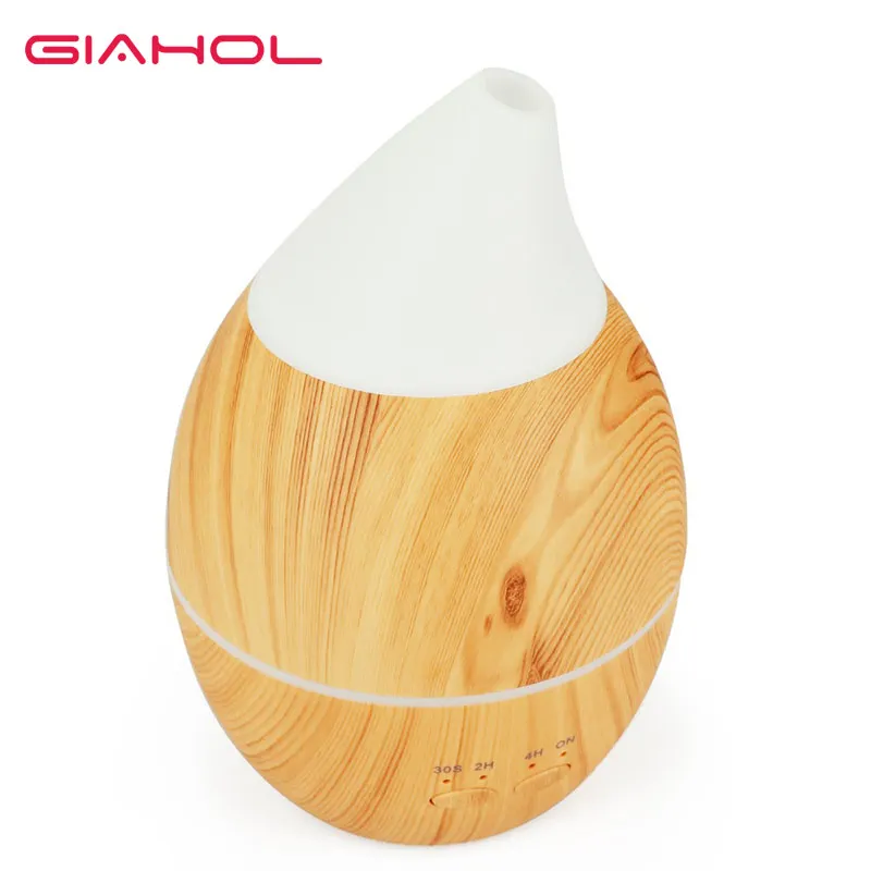 

GIAHOL Wood Air Diffuser USB Aromatherapy LED Aroma Air Humidifier Cool Mist Humidification Oil Diffuser Humidifier For Home