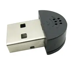Модные портативный мини USB микрофон для ноутбука Настольный ПК Skype распознавания голоса программного обеспечения микрофоны для компьютера