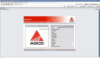 

AGCO Epsilon UK spare parts catalogues and Repair manuals-All in one virtual system 2017+HDD500GB