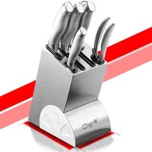 Высококачественный держатель для ножей Кухня из нержавеющей стали, аксессуары для ножей, подставка для ножей, керамический держатель, блок ножей, Многофункциональная подставка для ножей