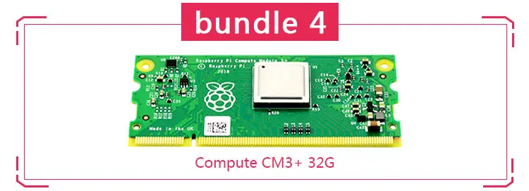 Raspberry Pi Compute Module 3 + LITE/8G/16G/32G CMIO Board V3 CM3 + BOARD KIT