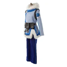 OW Mei Cosplay Costume Popular Game Roleplay Over Watch Custom Made Clothing with gloves and shoe covers