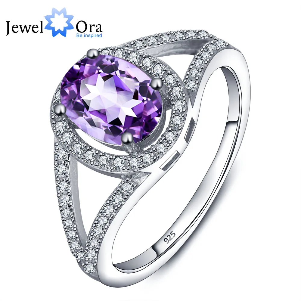 Genuine 925 Jewelry Natural Ring 925 Sterling Silver Rings For Women (JewelOra Ri101278)