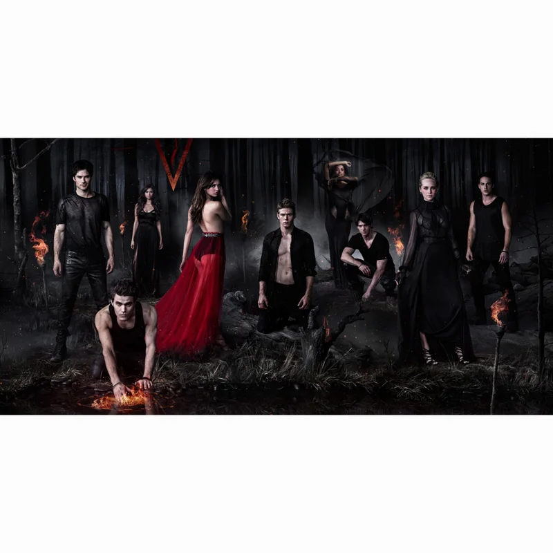 

New 70x140cm Bath Towel The Vampire Diaries Beach Towel Drying Washcloth Natural Bamboo Fiber For Kid Men Women
