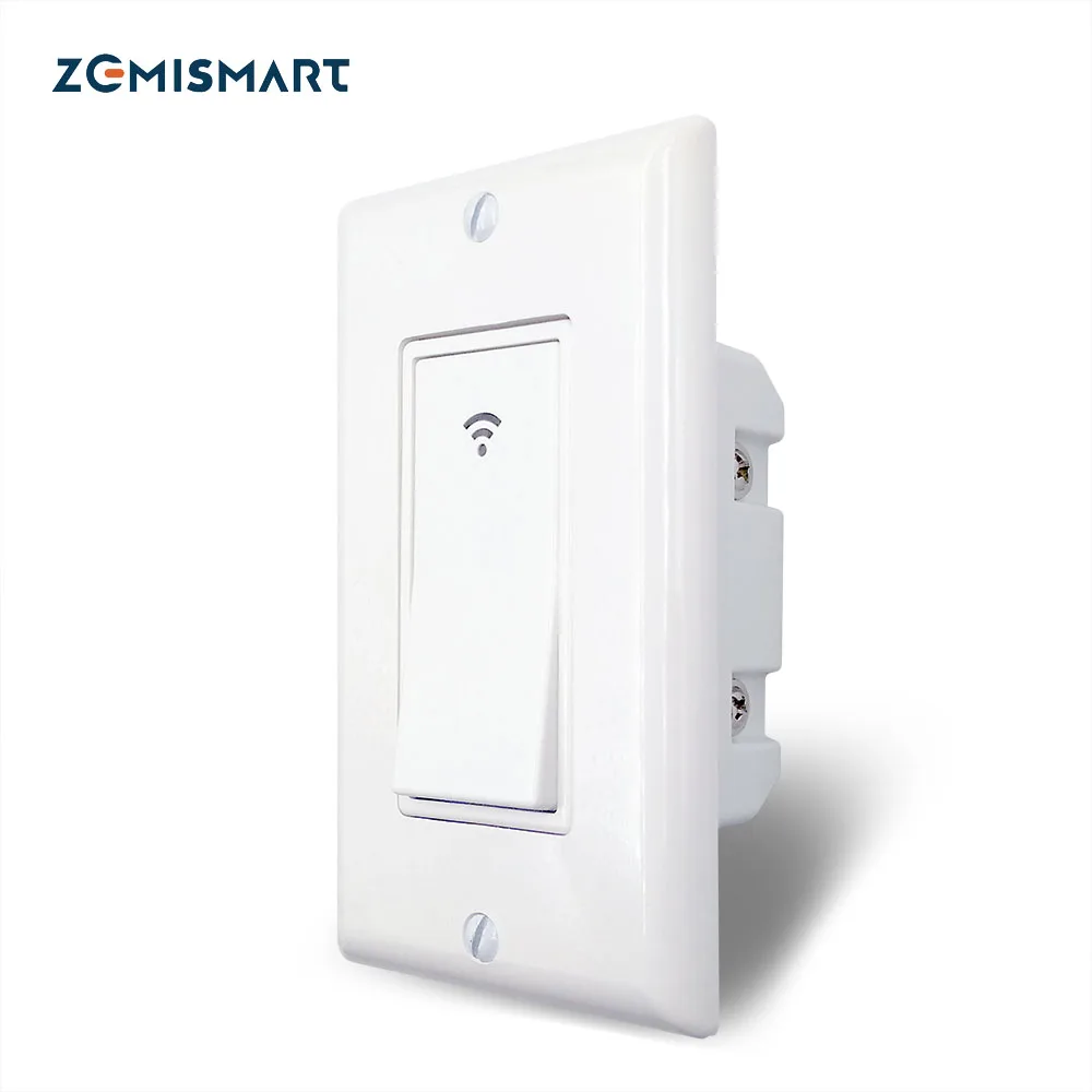 

Zemismart WiFi switch Push Wall Switches Alexa Google home Enable APP Remote Control