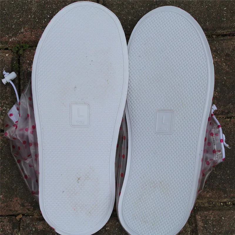 1 пара многоразовых уплотненных непромокаемых ботинок для взрослых и детей; обувь для дождливой погоды; нескользящая обувь на плоской подошве