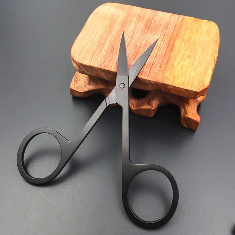 

Scissor Professional Scissor Manicure For Nails Eyebrow Nose Eyelash Cuticle Scissors Curved Pedicure Makeup Tool