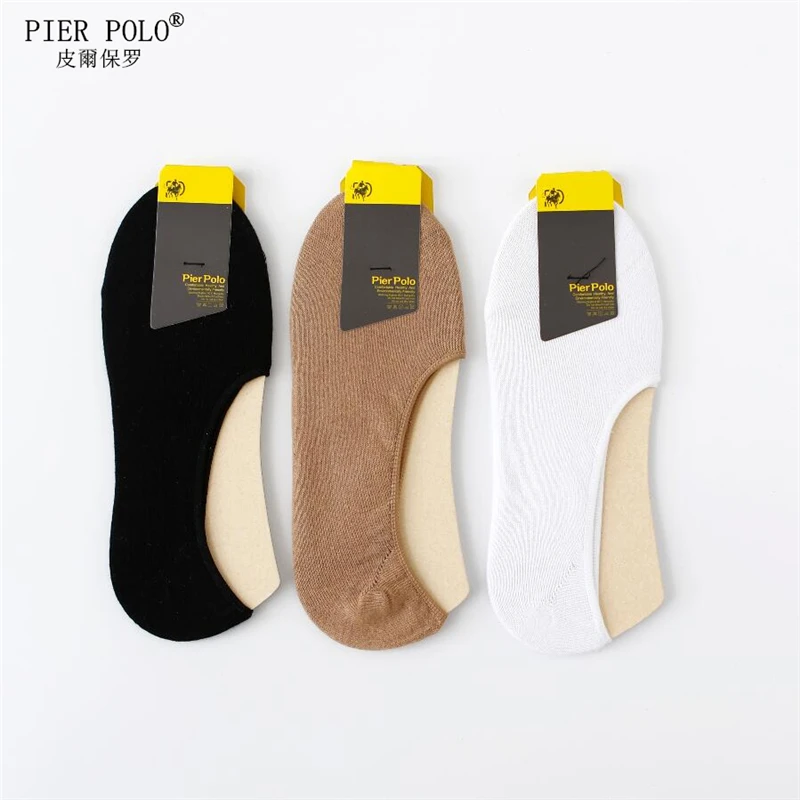 Pier Polo новые модные повседневные мужские носки-башмачки хлопковые короткие носки мужские лучший подарок Носки низкая цена прямые продажи 3