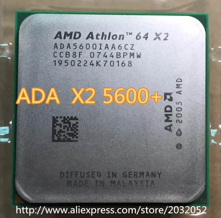 Original AMD Athlon 64 X2 5600+  CPU Processor(ADA5600IAA6CZ)   2.8Ghz Socket am2 940 pin new cpu