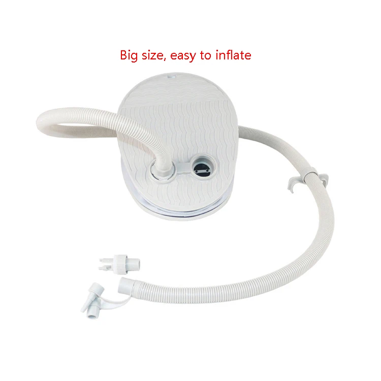 Big size foot air pump for water sports inflatable fishing kayak air huge inflatable fishing boat yacht accessories marine (2)