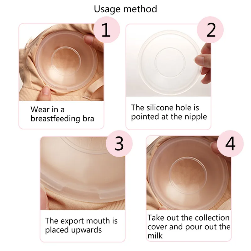 2 шт многоразовый портативный коллектор для кормления грудью послеродовой беременных женщин предотвращает утечку молока PP материал ручной молокоотсос