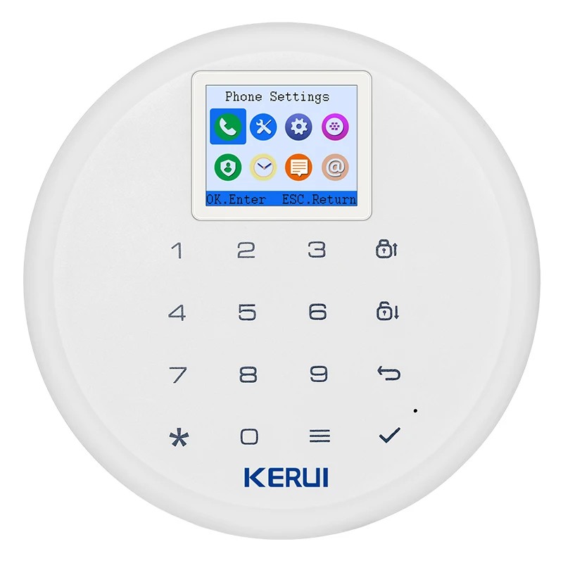 KERUI G17 GSM сигнализация дома охранной сигнализации Системы 1 7 дюймов TFT Сенсорный