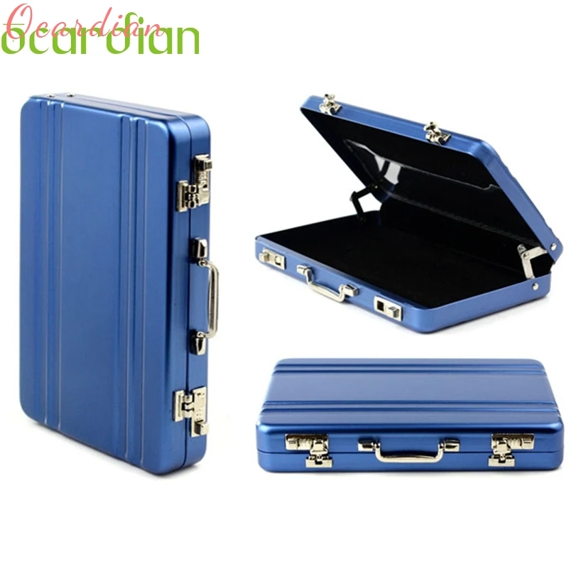 new metal mini suitcase business bank card name card