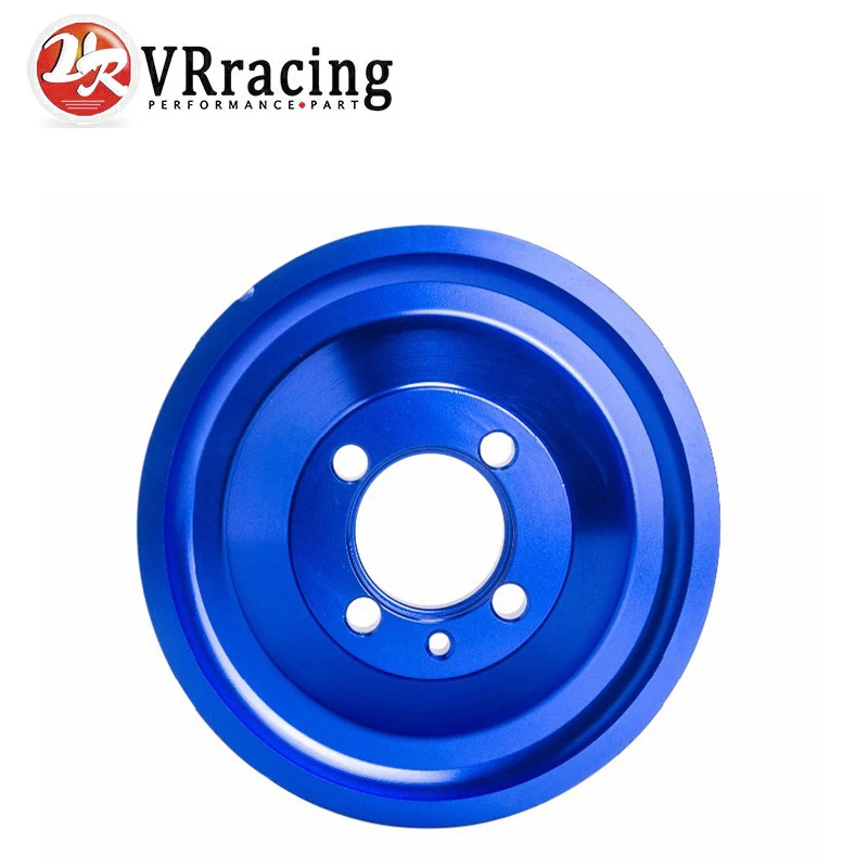 

VR RACING - CRANK PULLEY FOR EVO 1 2 3 4G63 CRANK PULLEY HIGH PERFORMANCE LIGHT WEIGHT RACING JDM BLUE VR6891