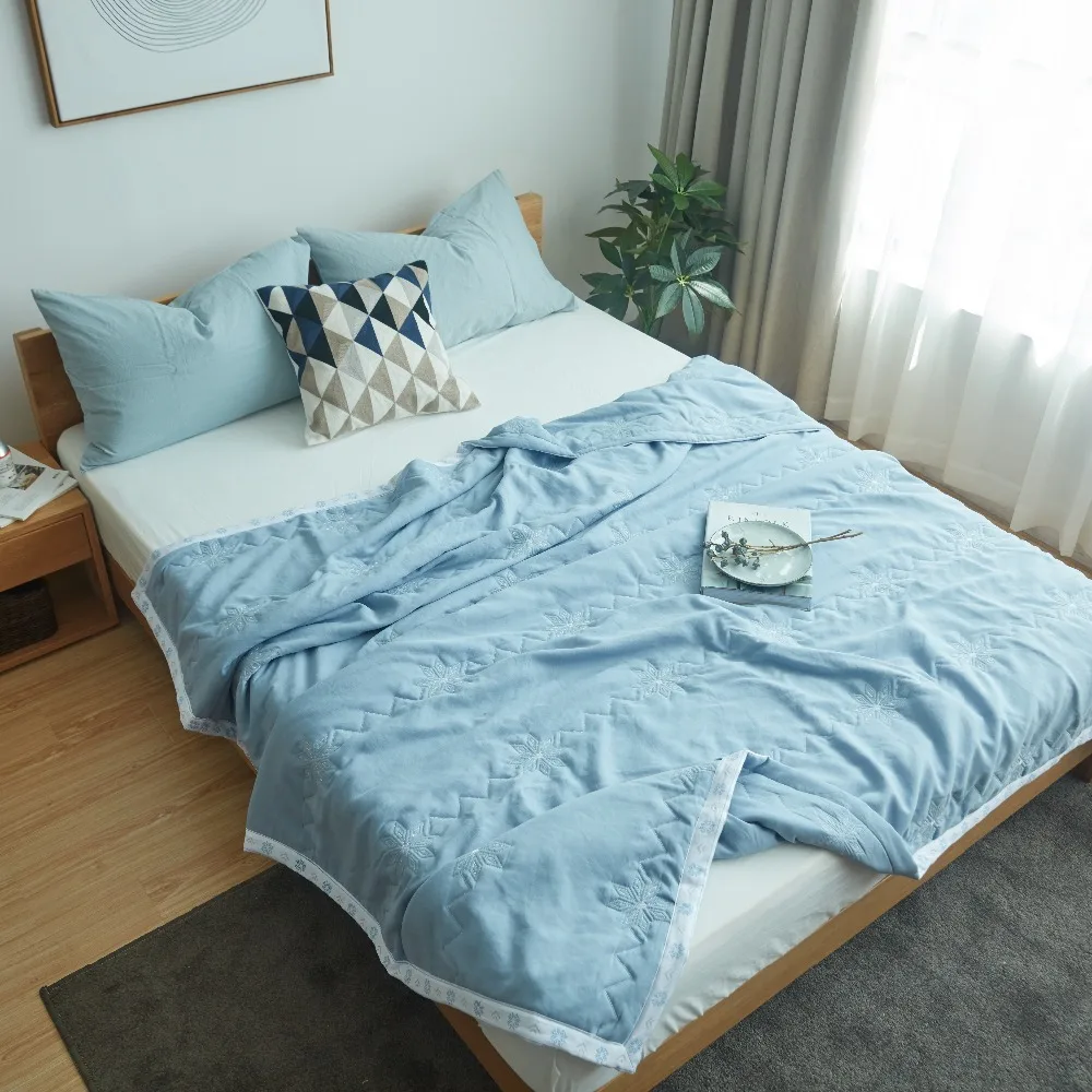 Bedspread Summer Quilt Blanket Blue Summer Quilt Blanket Summer Quilt