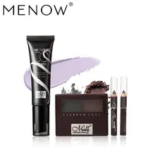 Menow бренд Make Up Set Водонепроницаемый Основа Защита от солнца Блок Защита от солнца экран CC крем и два-цвет бровей porwder подарки С Подводка для глаз 5373