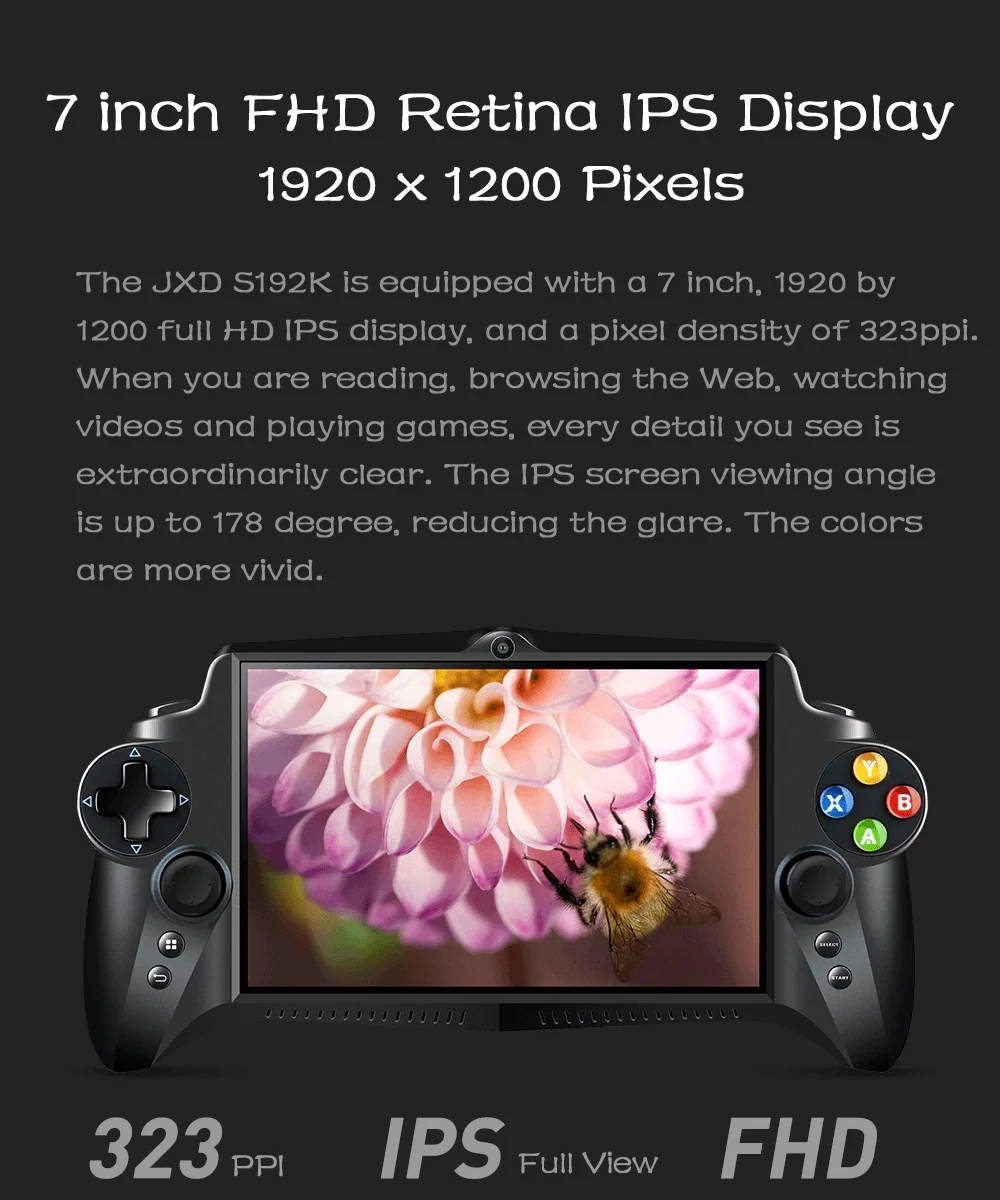 GamePad Game Tablet PC RK3288 7'' Android 4.4 Quad Core Game Handheld Console (1)