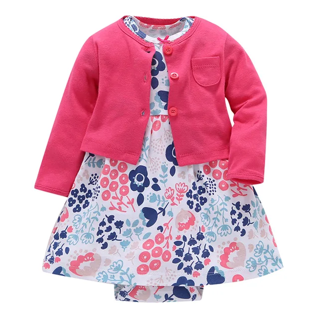 Girls Clothes Summer Floral Dress Princess Flower Clothing Cute Cotton