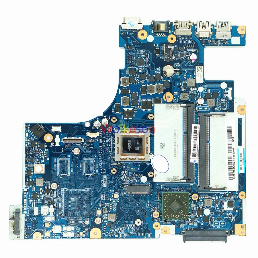 SHELI для lenovo Z50 75 G50 материнская плата ноутбука с процессором A8 7500 5B20F66789 NM A291 DDR3 тест
