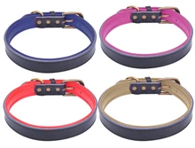 Designer Neue Echtem Leder Weich Gepolsterten Kleine Hundehalsband Haustier katze Perro Kragen mit Starken Schnalle für hunde Pitbull 3 Größe