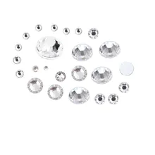 Swarovsky дизайн ногтей горный хрусталь кристалл SS3-SS50 Flatback прозрачный не горячей фиксации клей для страз для украшения ногтей