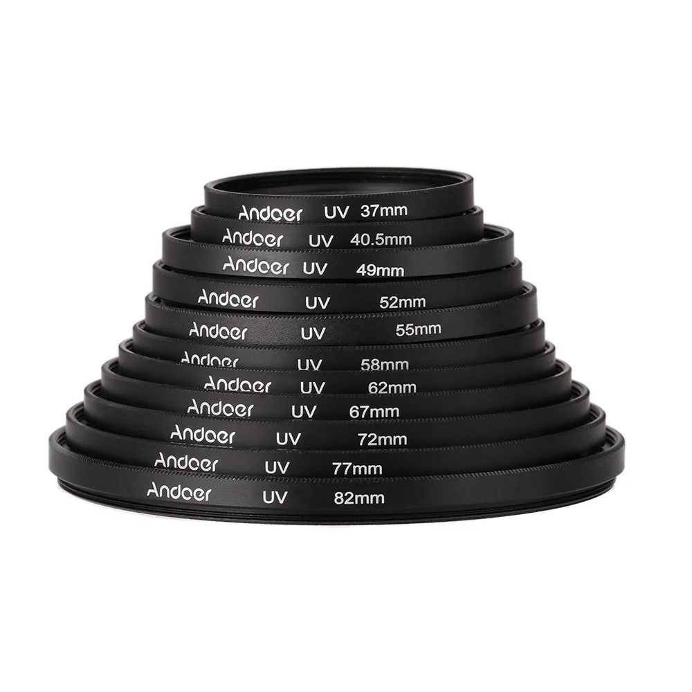 

Andoer 77mm UV Ultra-Violet Lens Filter Protector for Canon Nikon DSLR Camera Lens Filter 2018 New