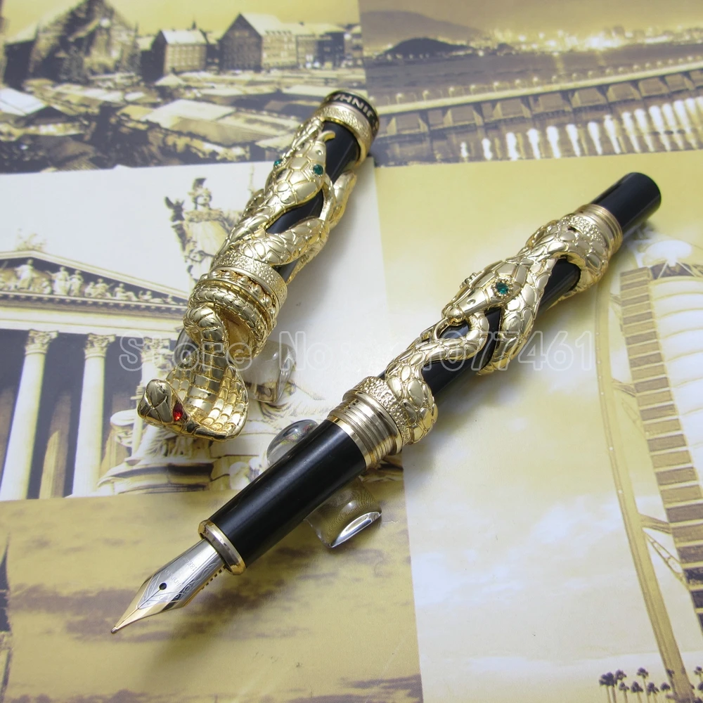 jinhao snake type Fountain Pen with gift box White 3d model Cobra White
