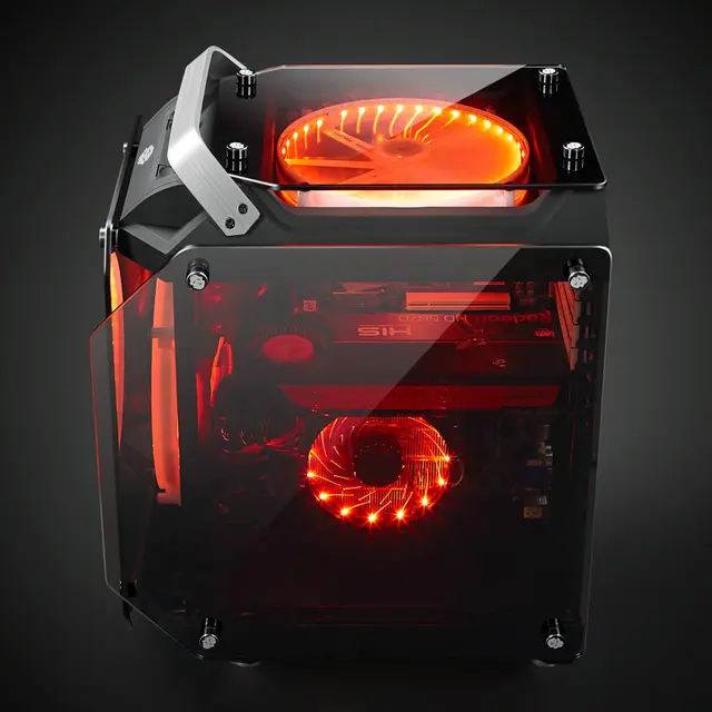 $US $2812.50  Water-cooling support case for i5/i7 8/16GB RAM 120GB/1T GX1080 Desktop game computer PC with 21.5/