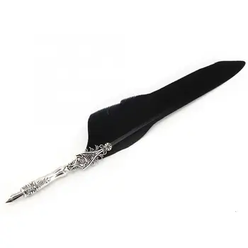 

Pens Calligraphy Pen European Vintage Feather Fountain Pen Calligraphy Quill Dip Pen Set Home Decor Gift Gift Box Set Fountain