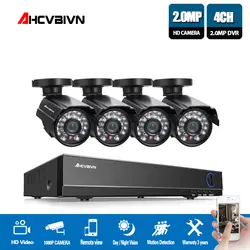 Видеонаблюдения камера системы 4CH 5in1 1080 P AHD DVR 4 шт. открытый 3000TVL 1080 2.0MP комплект безопасности