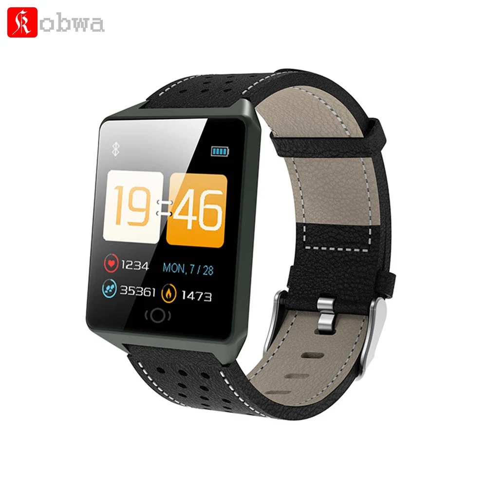 

KOBWA CK19 Smartwatch IP67 Waterproof Bracelet Bluetooth Pedometer Heart Rate Monitor Color Display Smart Watch For Android IOS