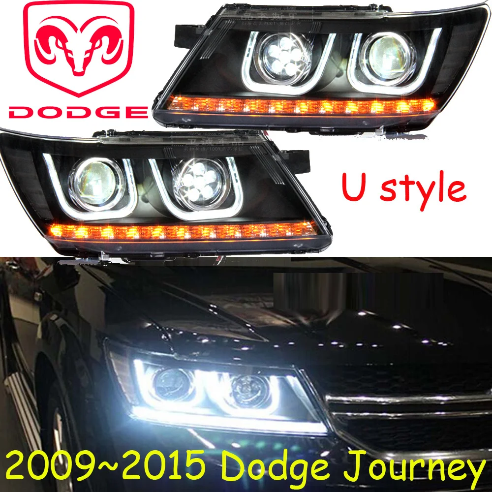 Journey headlight,2009~2015,Fit for LHD,If RHD need add 200USD,Free ship!Journey fog light,2ps/set+2pcs Aozoom Ballast;Journey
