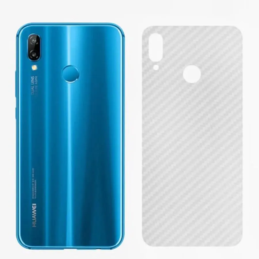 5 шт./лот, для huawei mate 20 Lite, 3D, не оставляет отпечатков пальцев, углеродное волокно, задняя защитная пленка для экрана, для huawei P Smart Plus, Полное стекло