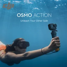 DJI Osmo пульт дистанционного управления для спортивной Cameria 1/2 образования легкой пены. " CMOS 12MP 4K HDR видео двойные экраны 11 м Водонепроницаемый 8xSlow движения 4x60P UHD изображение Quality01